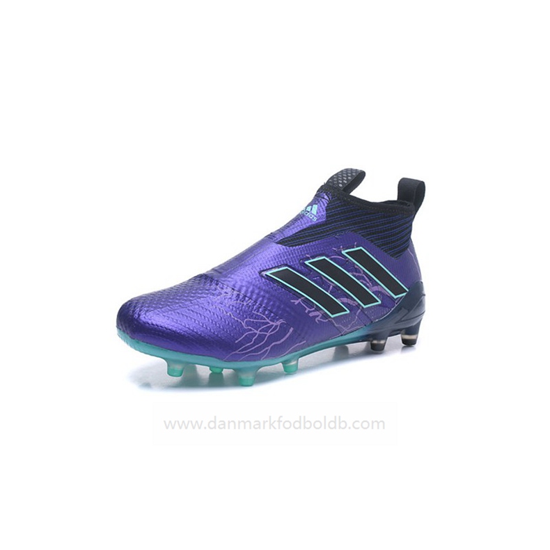 Adidas Ace 17+ Purecontrol FG Fodboldstøvler Herre – Lilla Sort